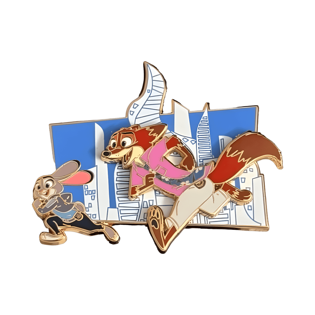 Judy Hopps & Nick Wilde Running Disney pin