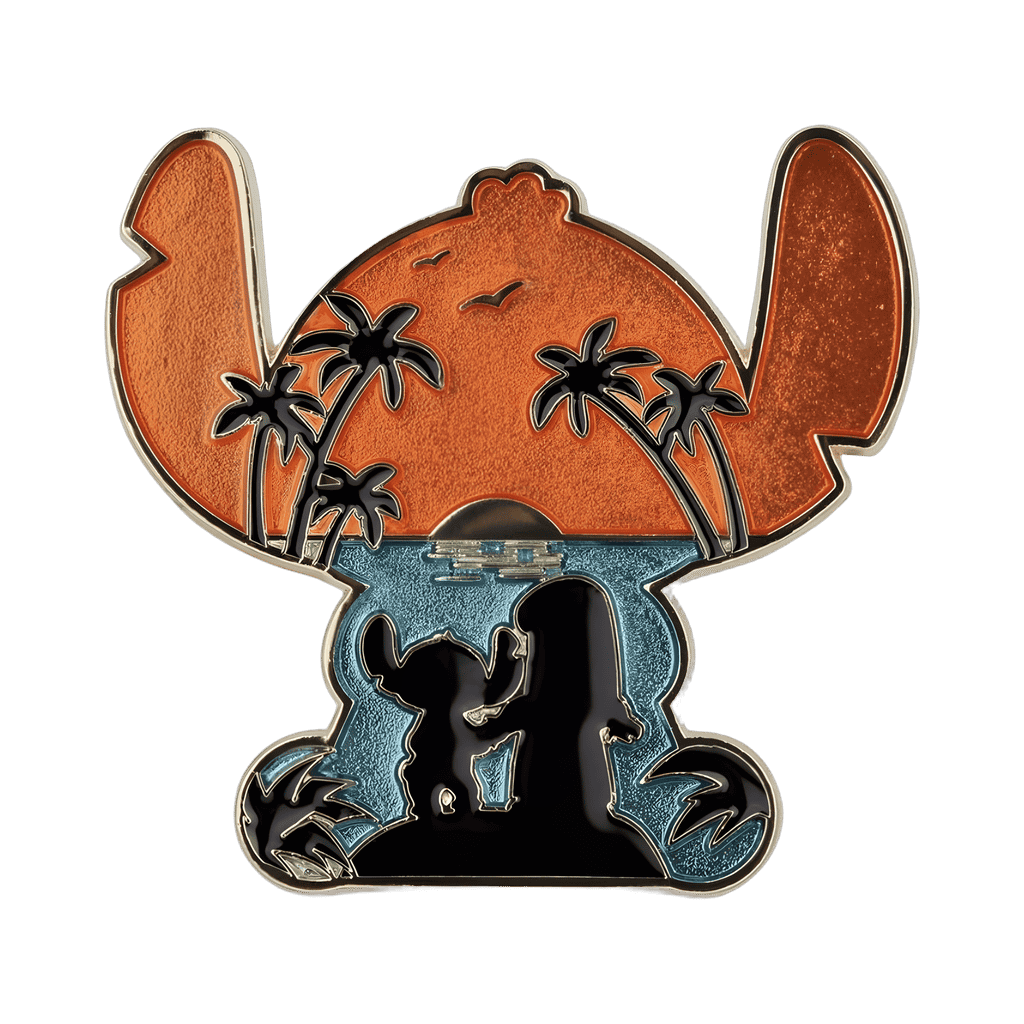 Sunset Beach Silhouette Disney pin