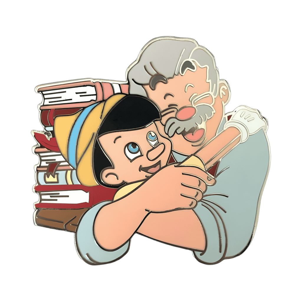 Pinocchio & Gepetto Disney pin