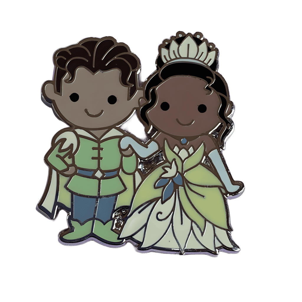 Tiana and Naveen Disney pin