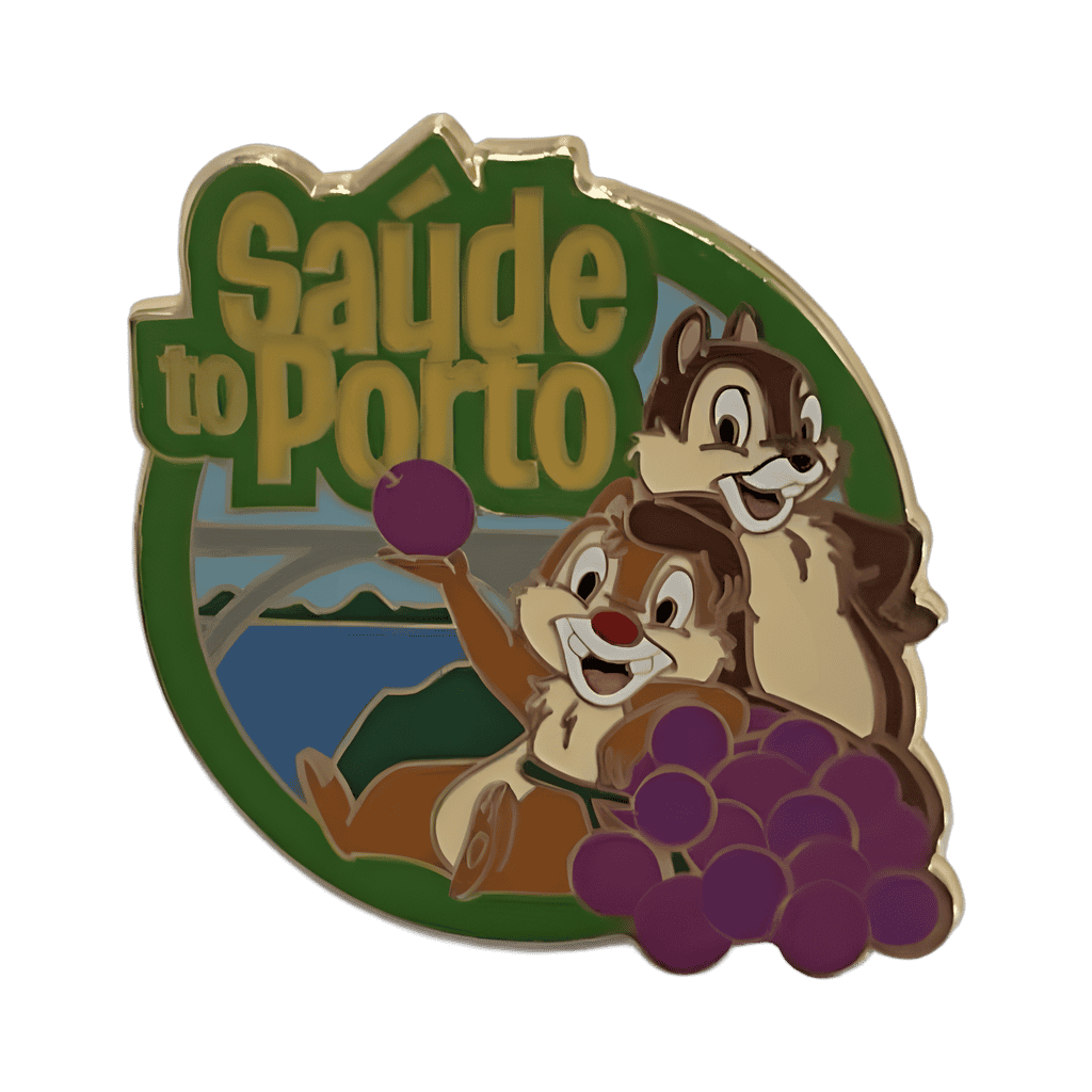 Chip & Dale - Saude to Porto Disney pin