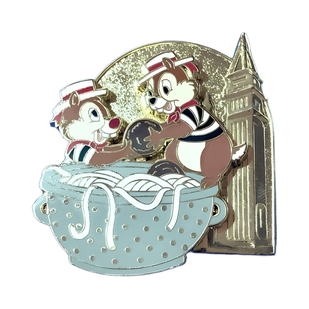 Chip & Dale in Italy Disney pin