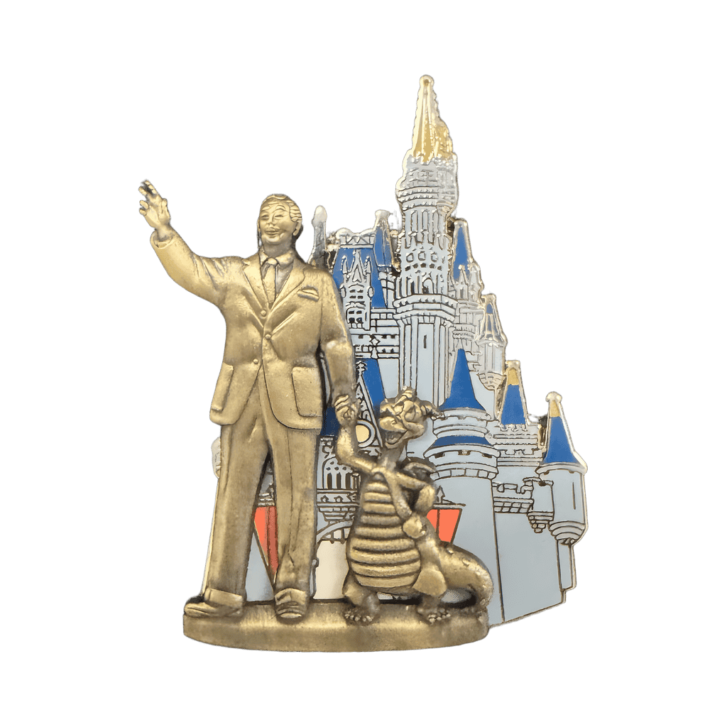 Partners Statue - Walt and Figment Disney pin