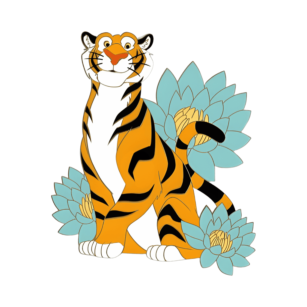 Rajah with Flower Disney pin