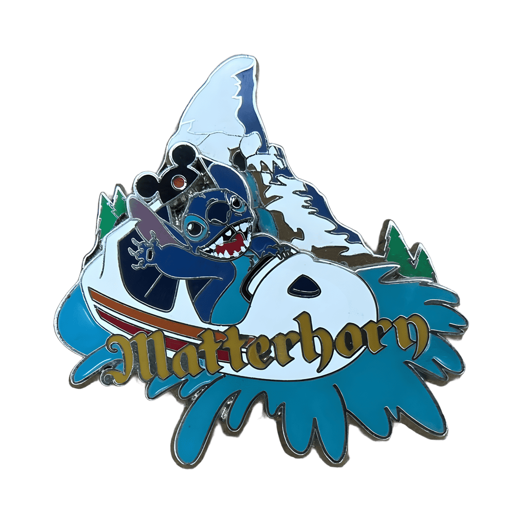 Stitch Riding the Matterhorn Disney pin