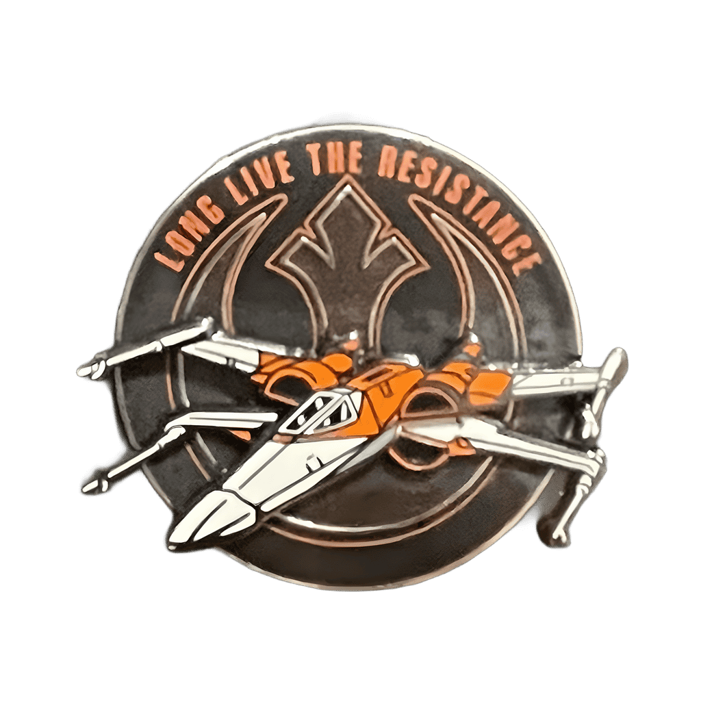 Long Live the Resistance X-Wing Fighter Disney pin