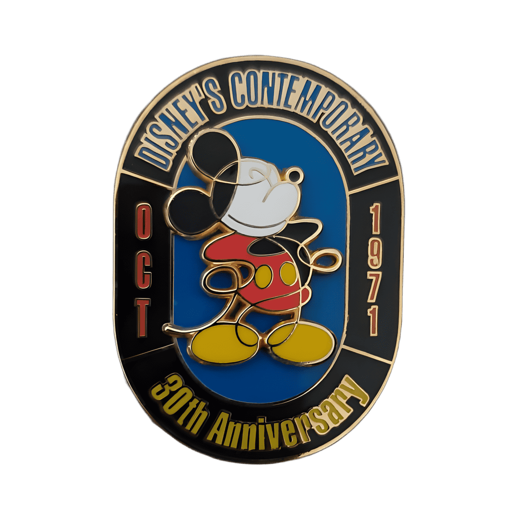 30th Anniversary - Abstract Mickey - Oct 1971 Disney pin