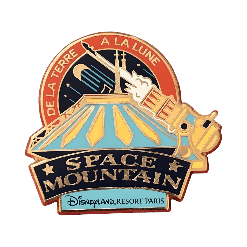 Space Mountain — De La Terre A La Lune (Disneyland Resort Paris Version) Disney pin