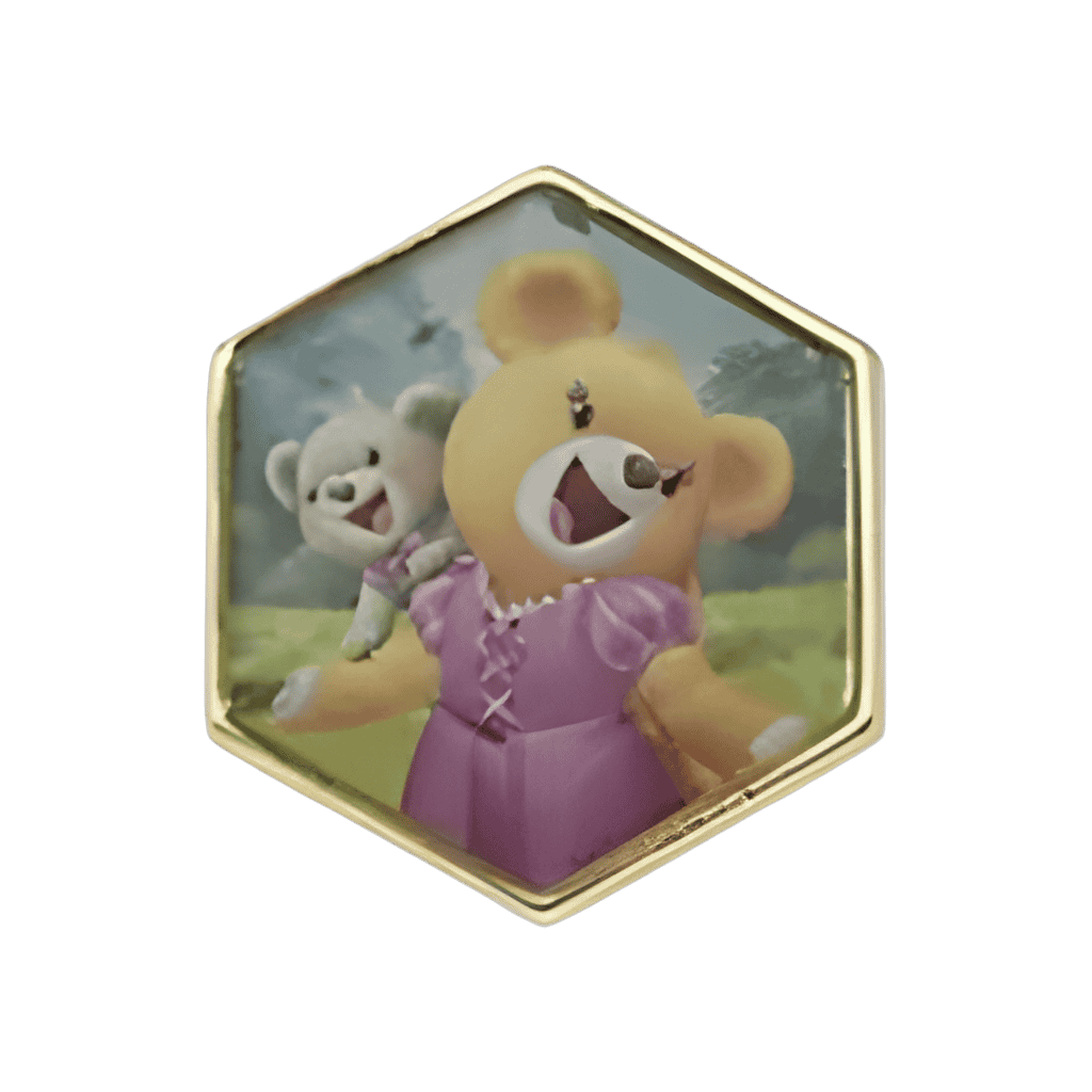 Glanzen Rose and Freund Disney pin