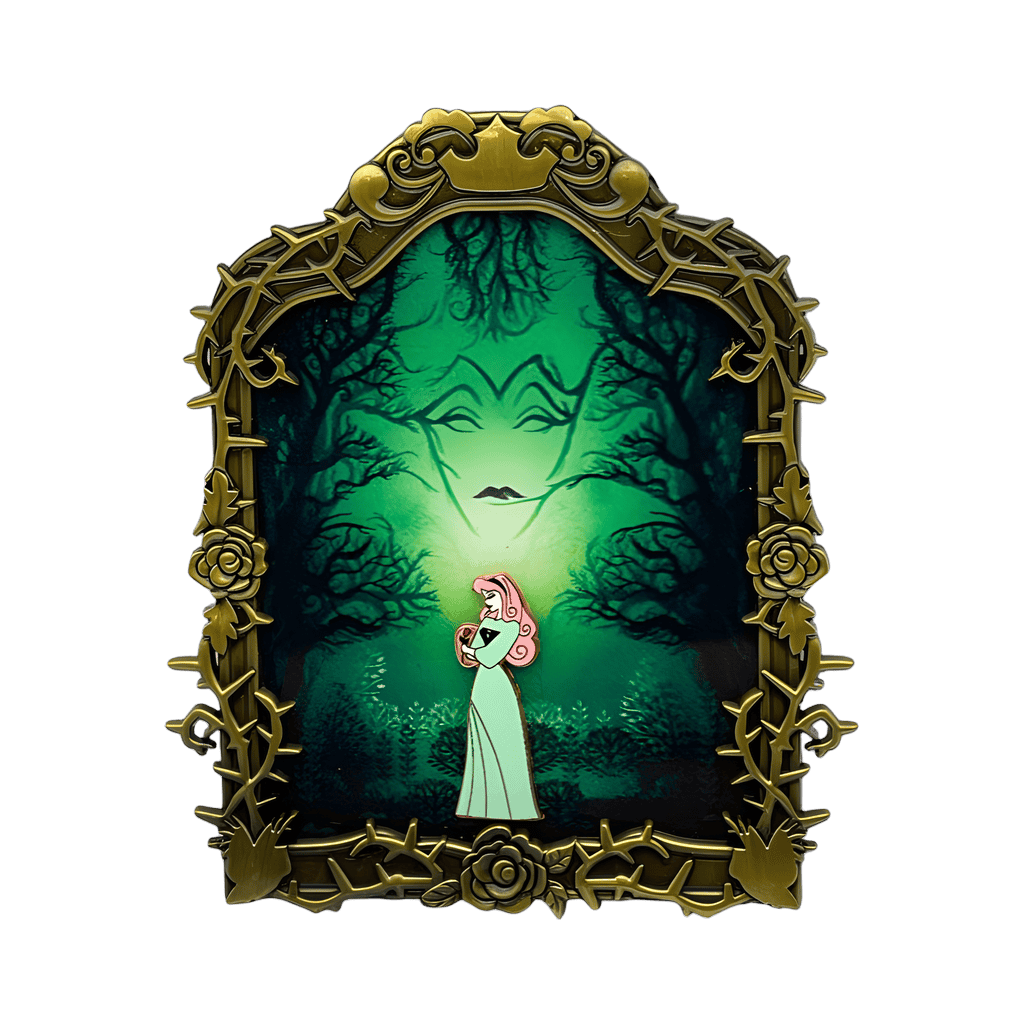 Briar Rose and Maleficent (Antique Gold) Disney pin