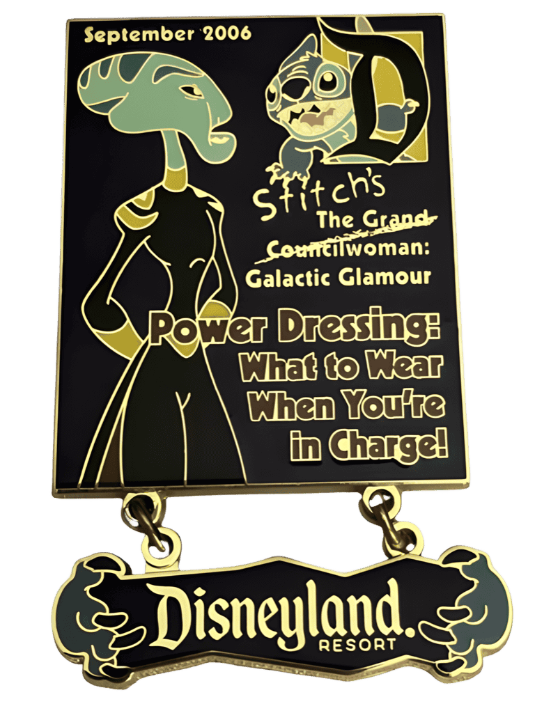 Grand Councilwoman and Stitch Disney pin