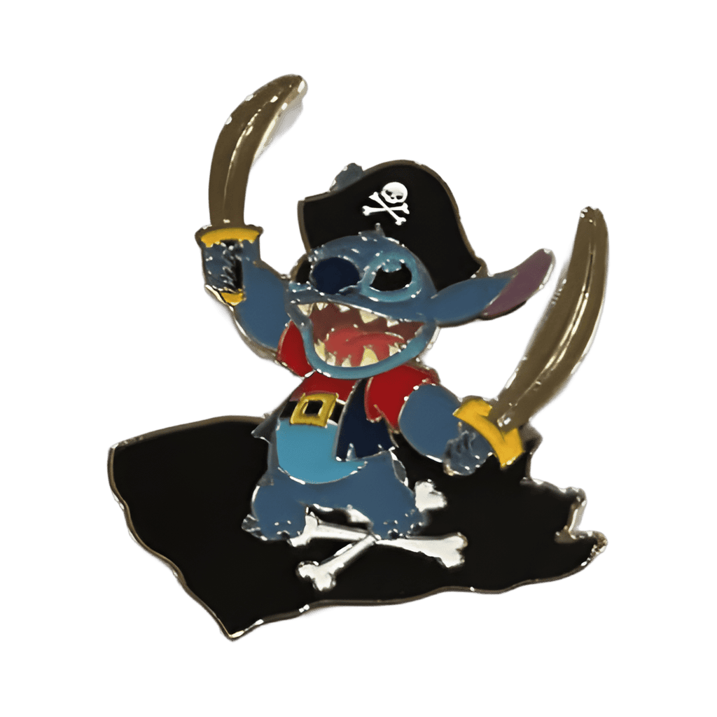 Stitch as a pirate Disney pin