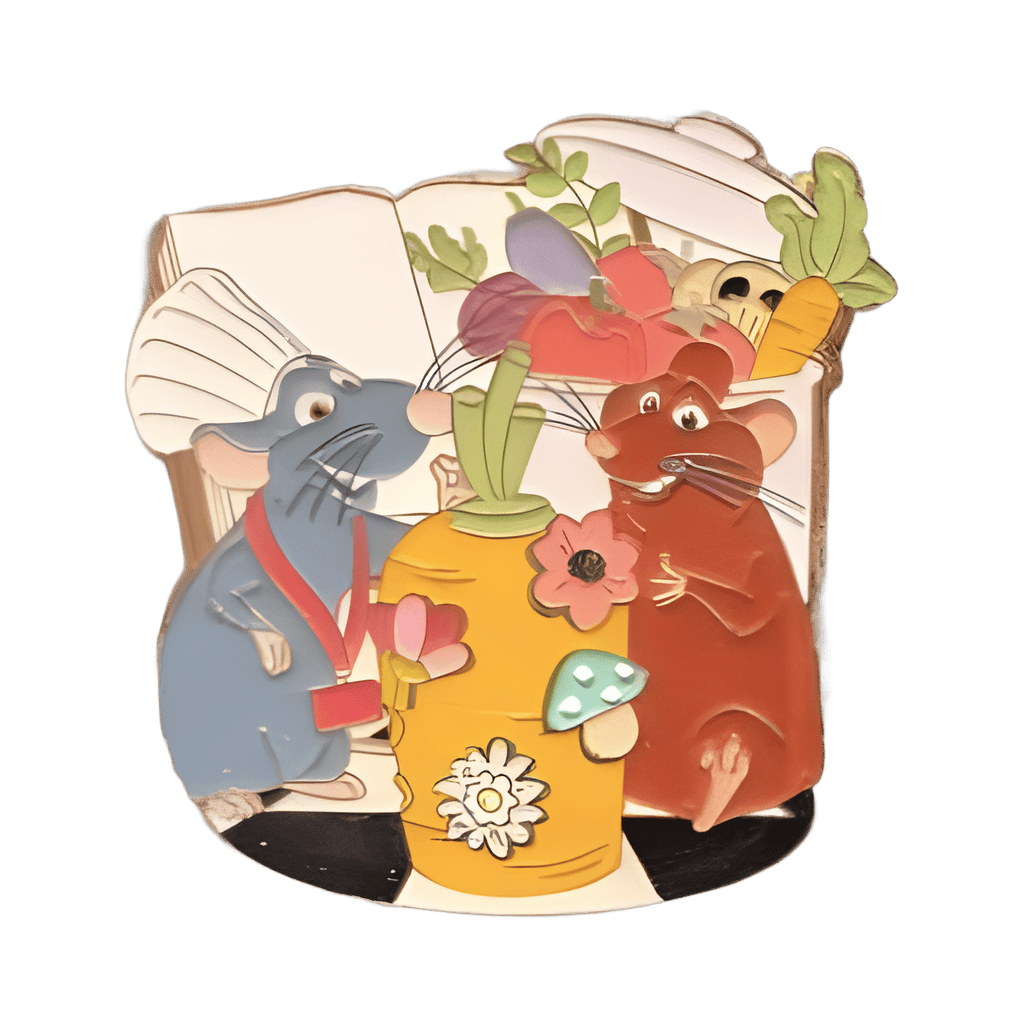 Remy and Emile Disney pin
