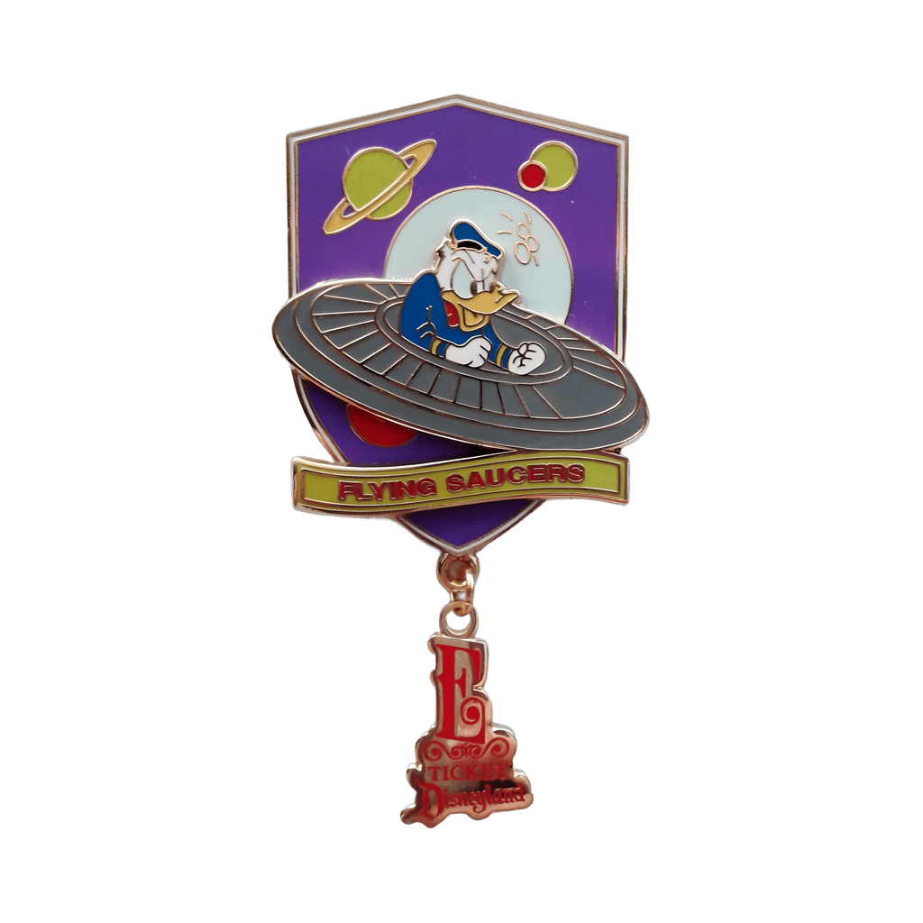 Donald Duck Flying Saucers Disney pin