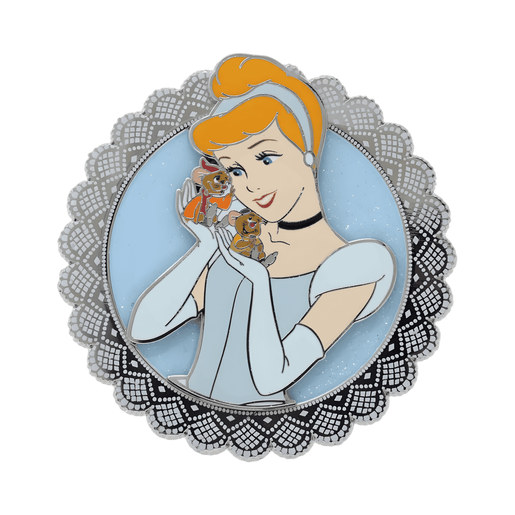 Cinderella with Gus and Jaq Disney pin