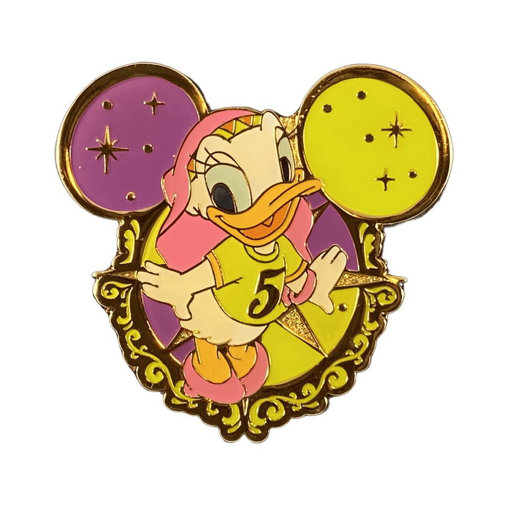 5th Anniversary - Mickey Icon - Arabian Daisy Disney pin
