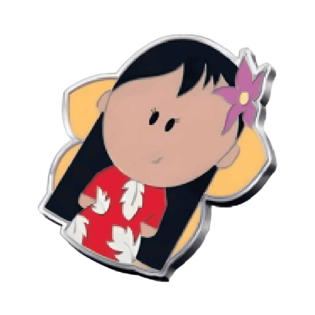 Lilo and Stitch Chained Pin Set - Lilo Disney pin