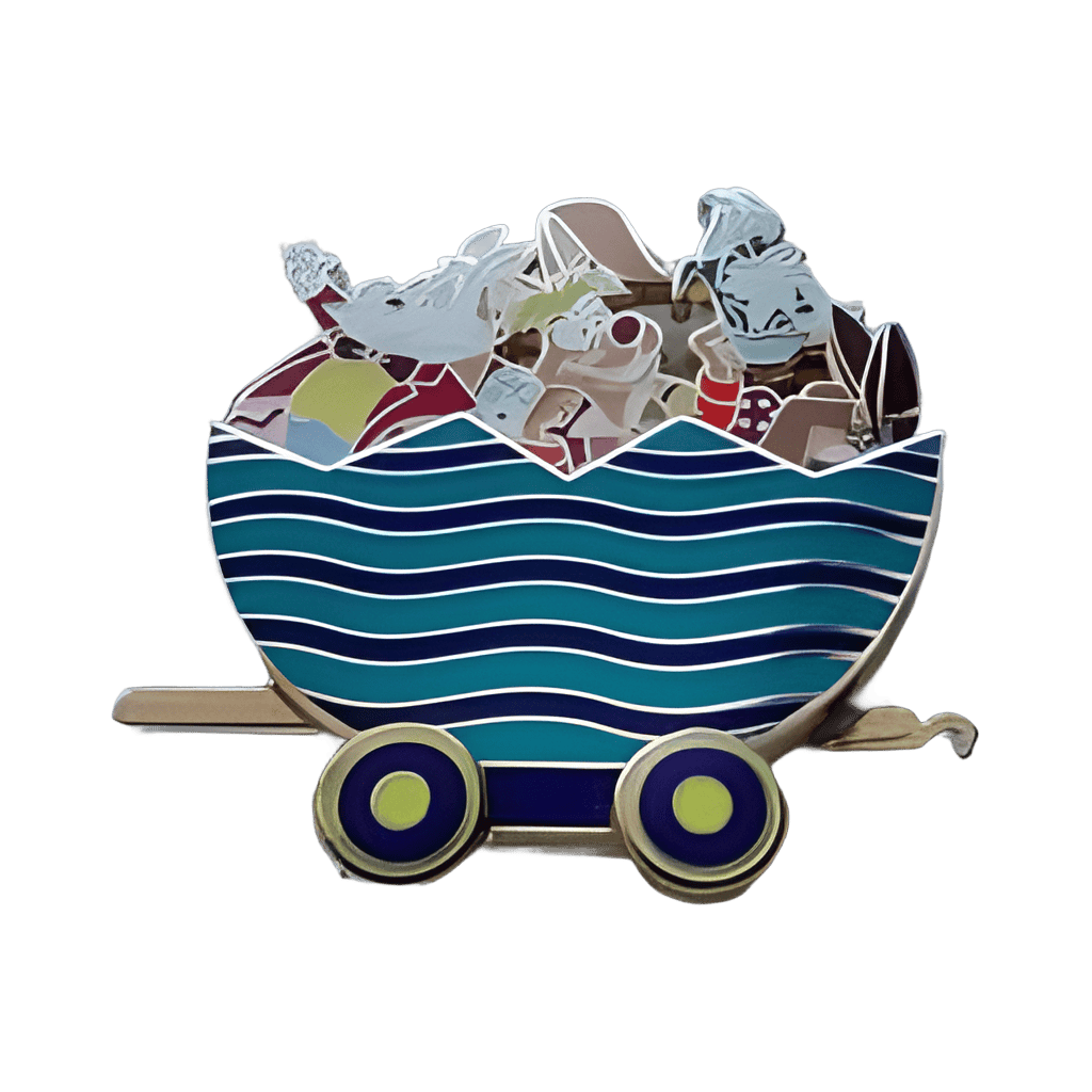 The White Rabbit and March Hare Disney pin