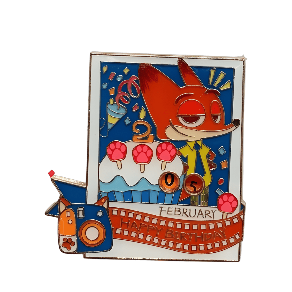February - Nick Wilde Disney pin