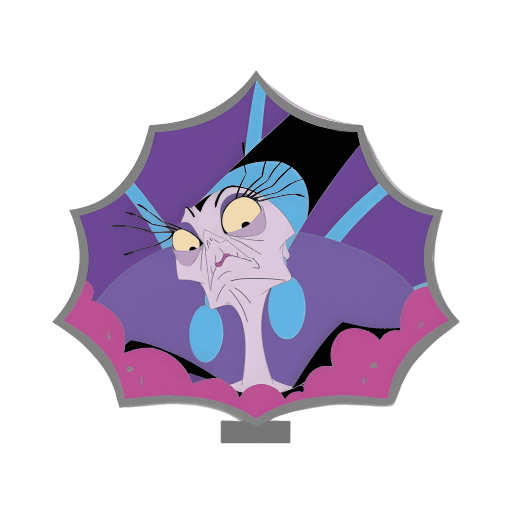 Yzma to Cat Hinged Trifold Disney pin