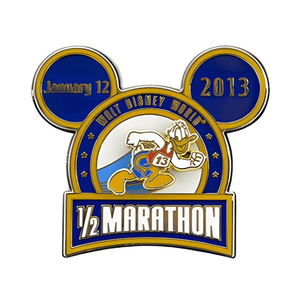 2013 - Half (1/2) Marathon, January 12th Disney pin