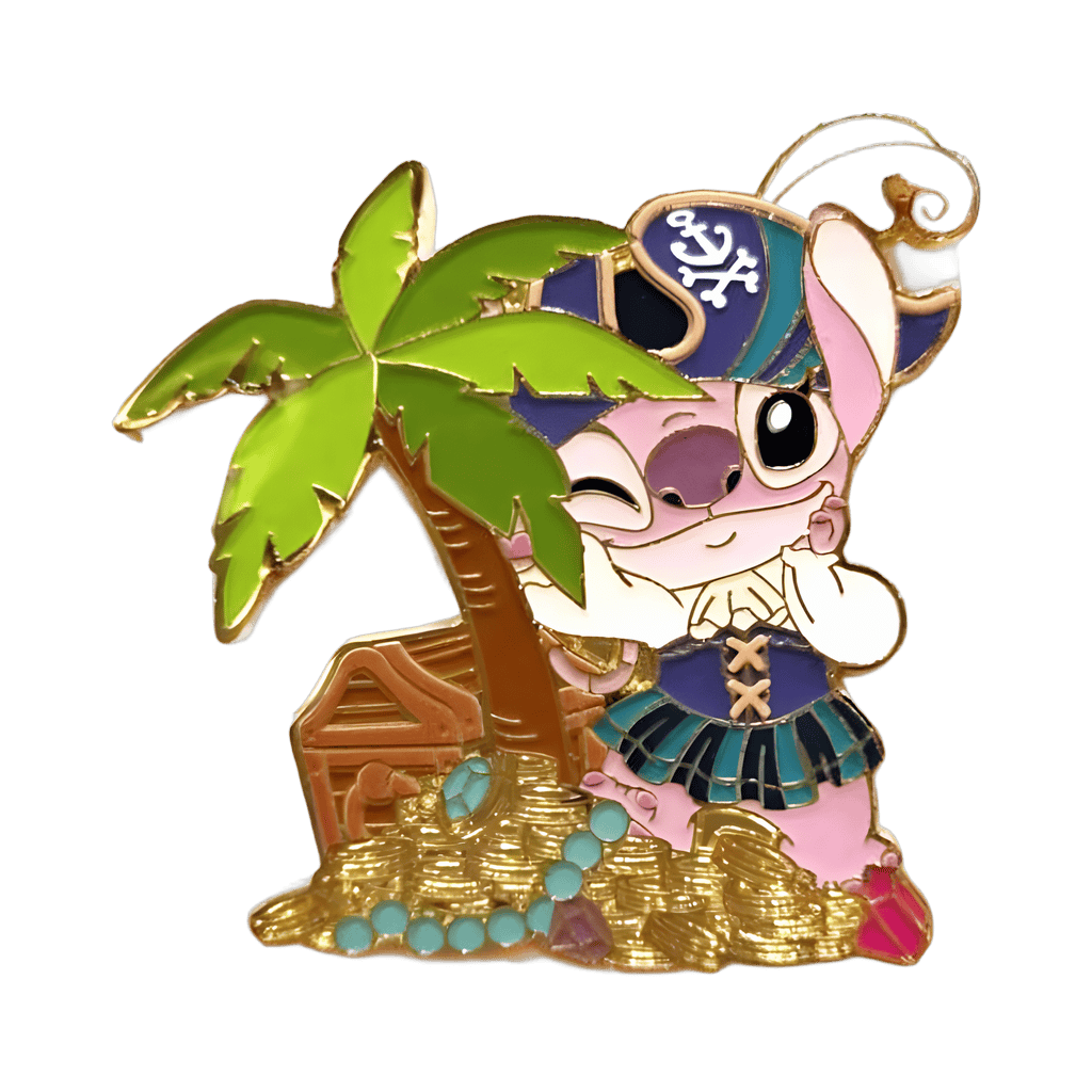 Angel With a Treasure Chest of Gold Coins Disney pin