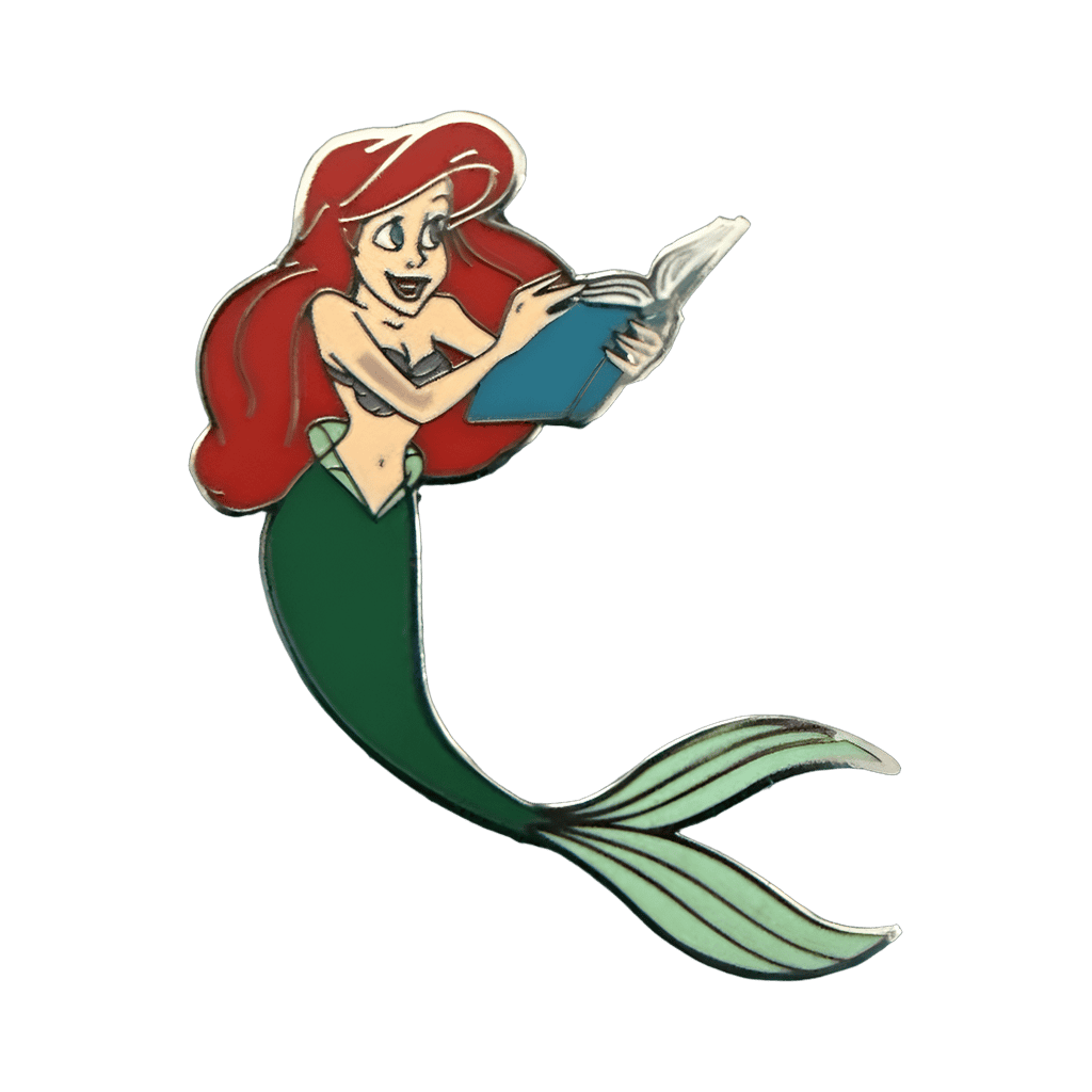 Ariel with a Book Disney pin