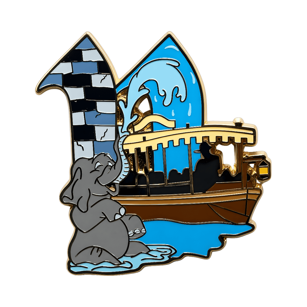 "N" Jungle Cruise Disney pin