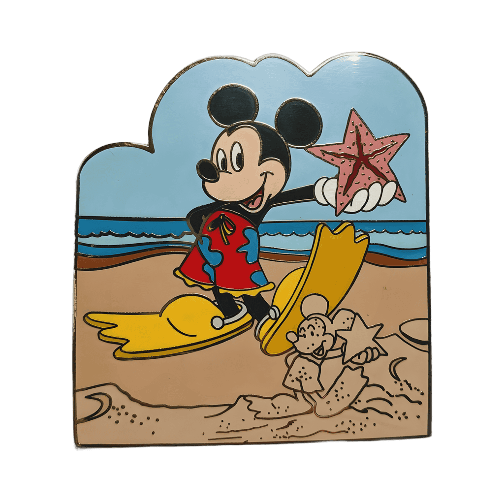 Mickey Mouse at the Beach Disney pin