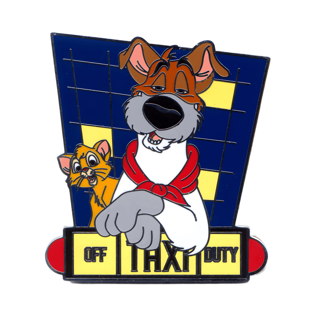 Oliver and Dodger Off Taxi Duty Disney pin