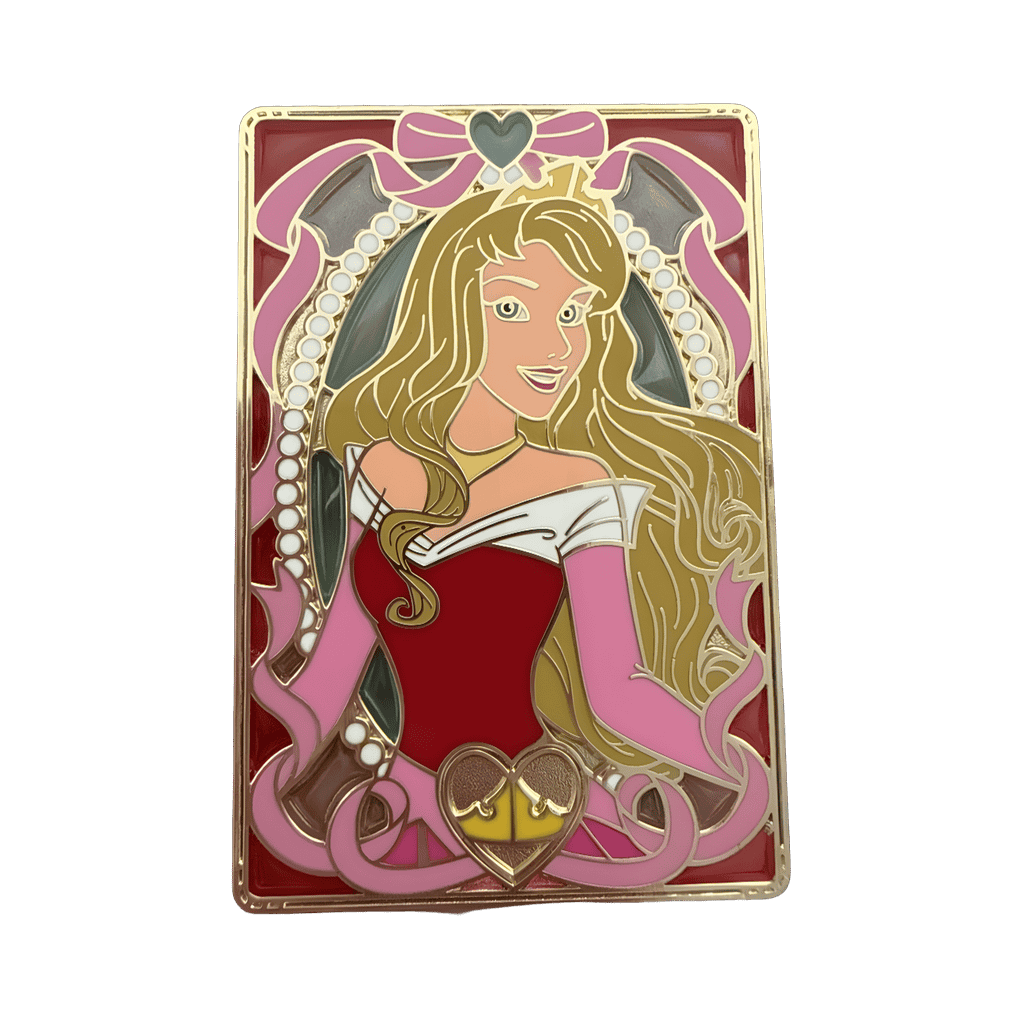 Stained Glass Sleeping Beauty PALM Pin Disney pin