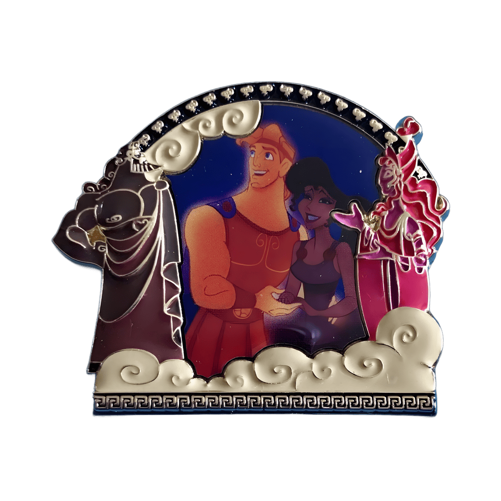 Characters Frame - Hercules and Megara Disney pin