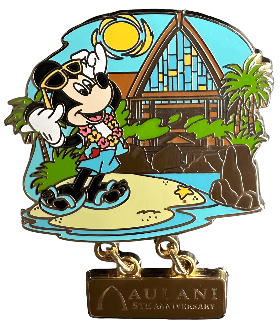 5th Anniversary Dangle Disney pin