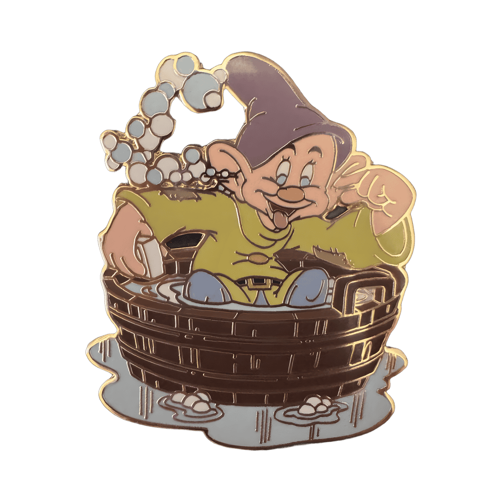 Dopey in the Tub Disney pin