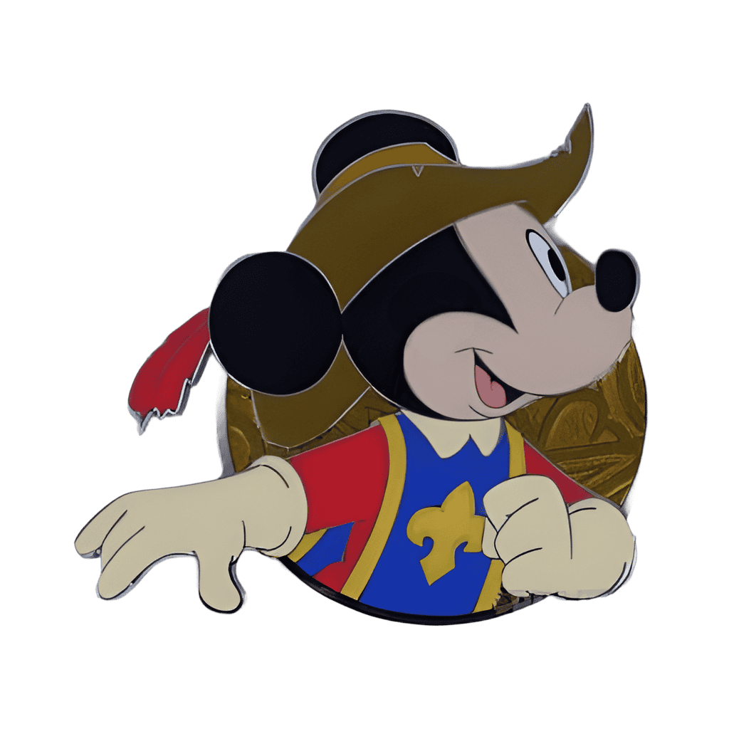The Three Musketeers Disney pin