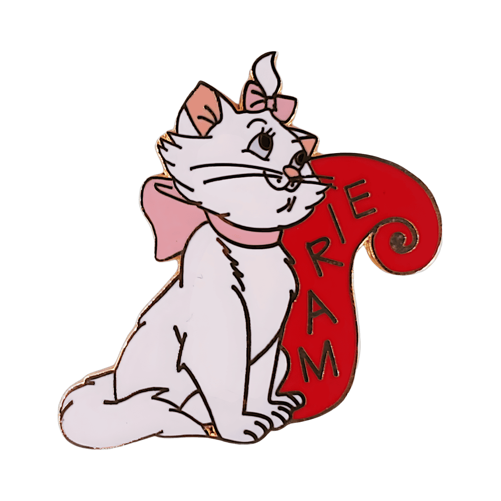 Marie with Name Disney pin