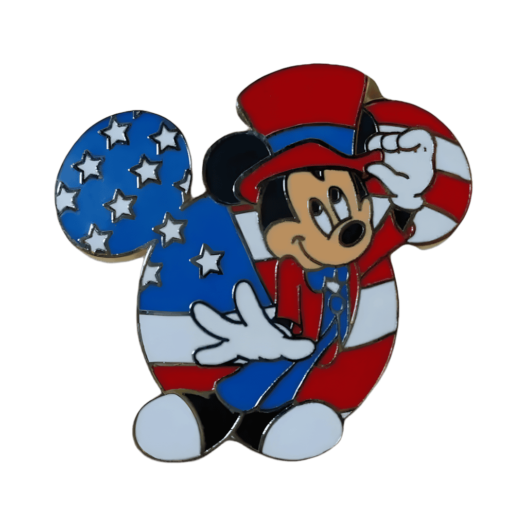 Patriotic Mickey Mouse Disney pin