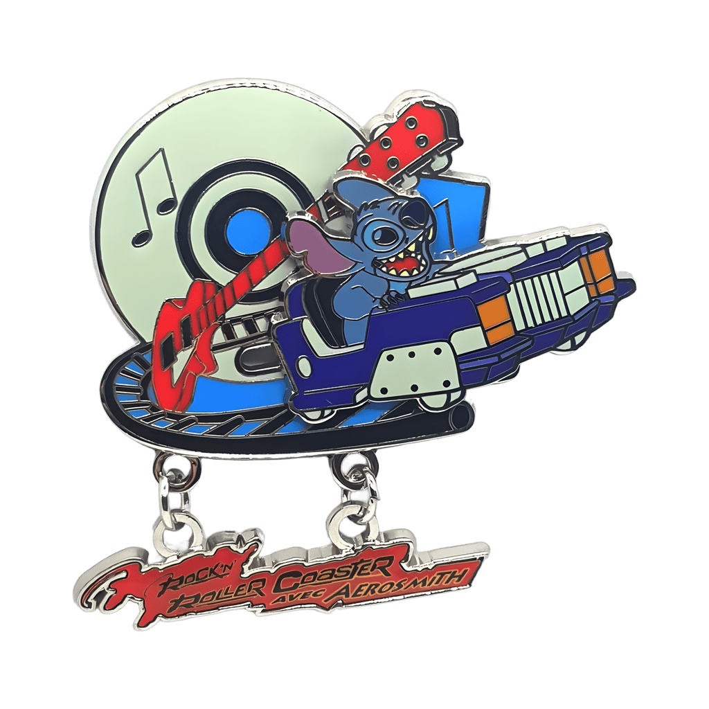 Stitch Riding Rock'n'Roller Coaster Disney pin