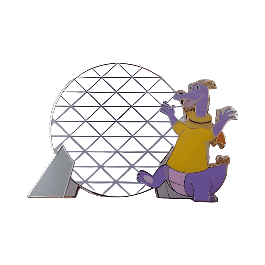 Figment and Spaceship Earth Disney pin