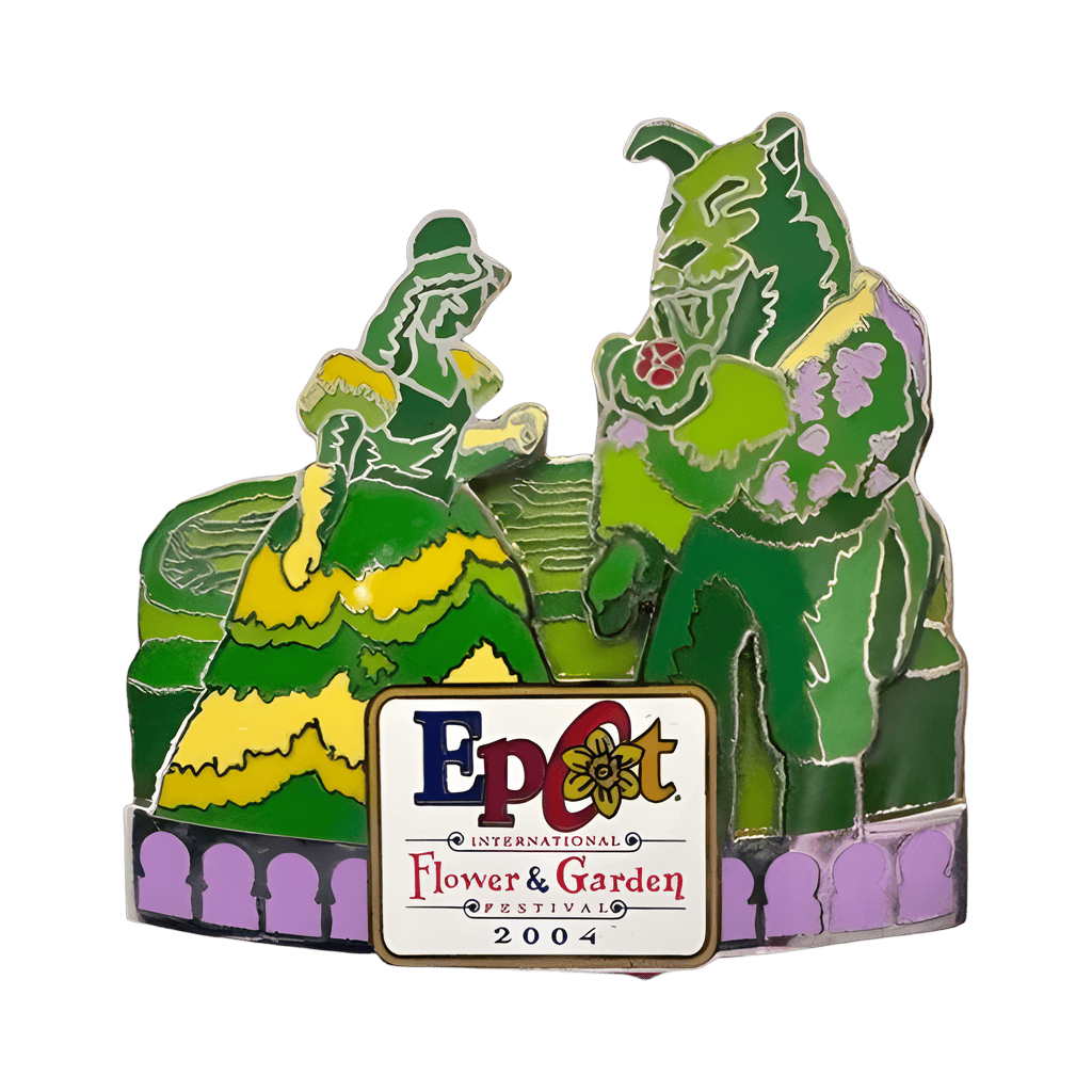 Belle & Beast Topiary - Passholder Exclusive Disney pin
