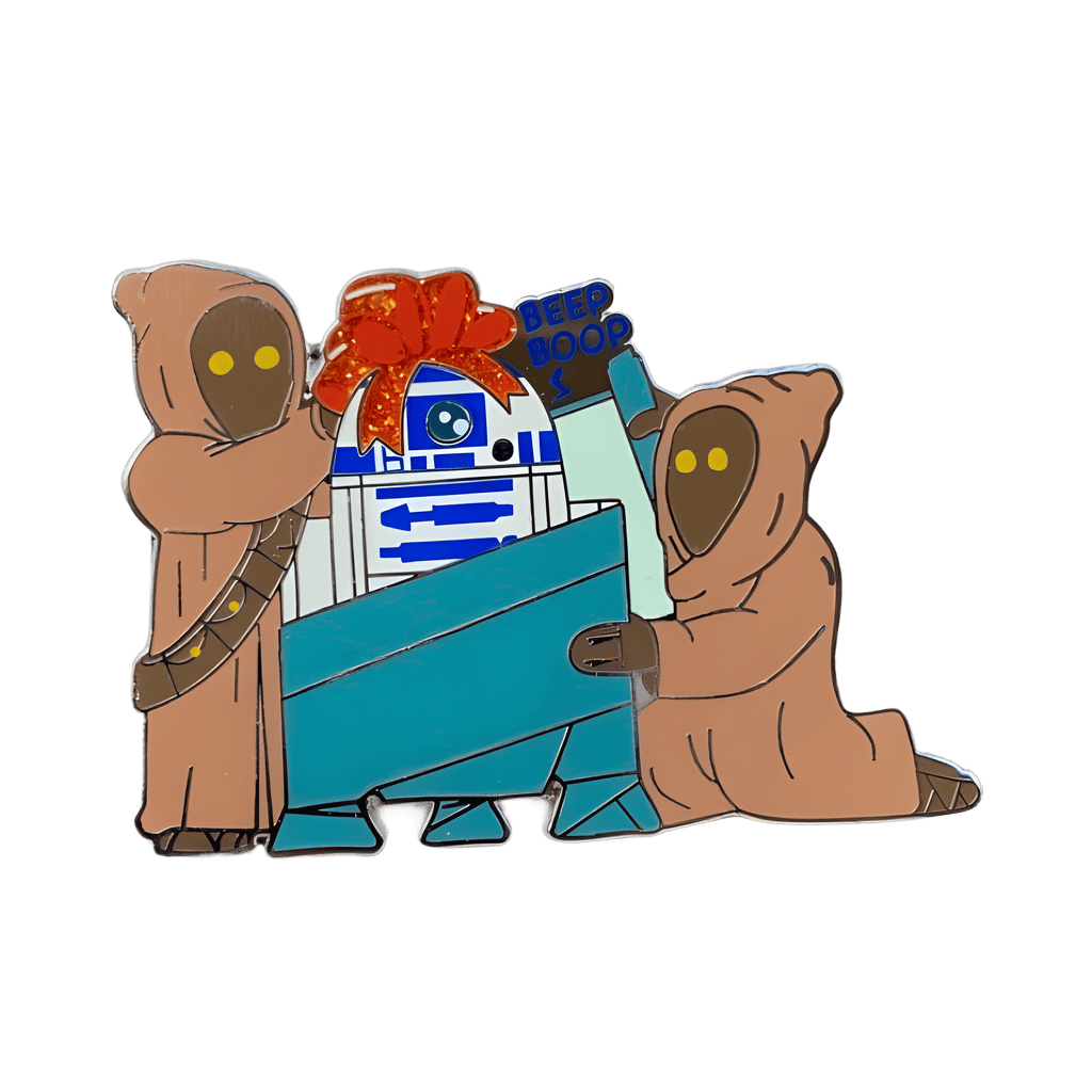 Jawas Gift Wrapping R2-D2 Disney pin