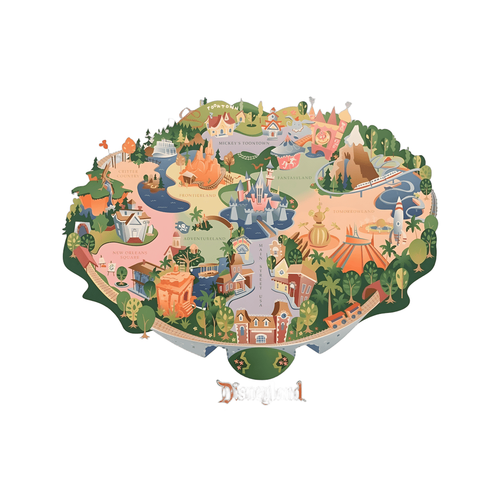 Map Disney pin