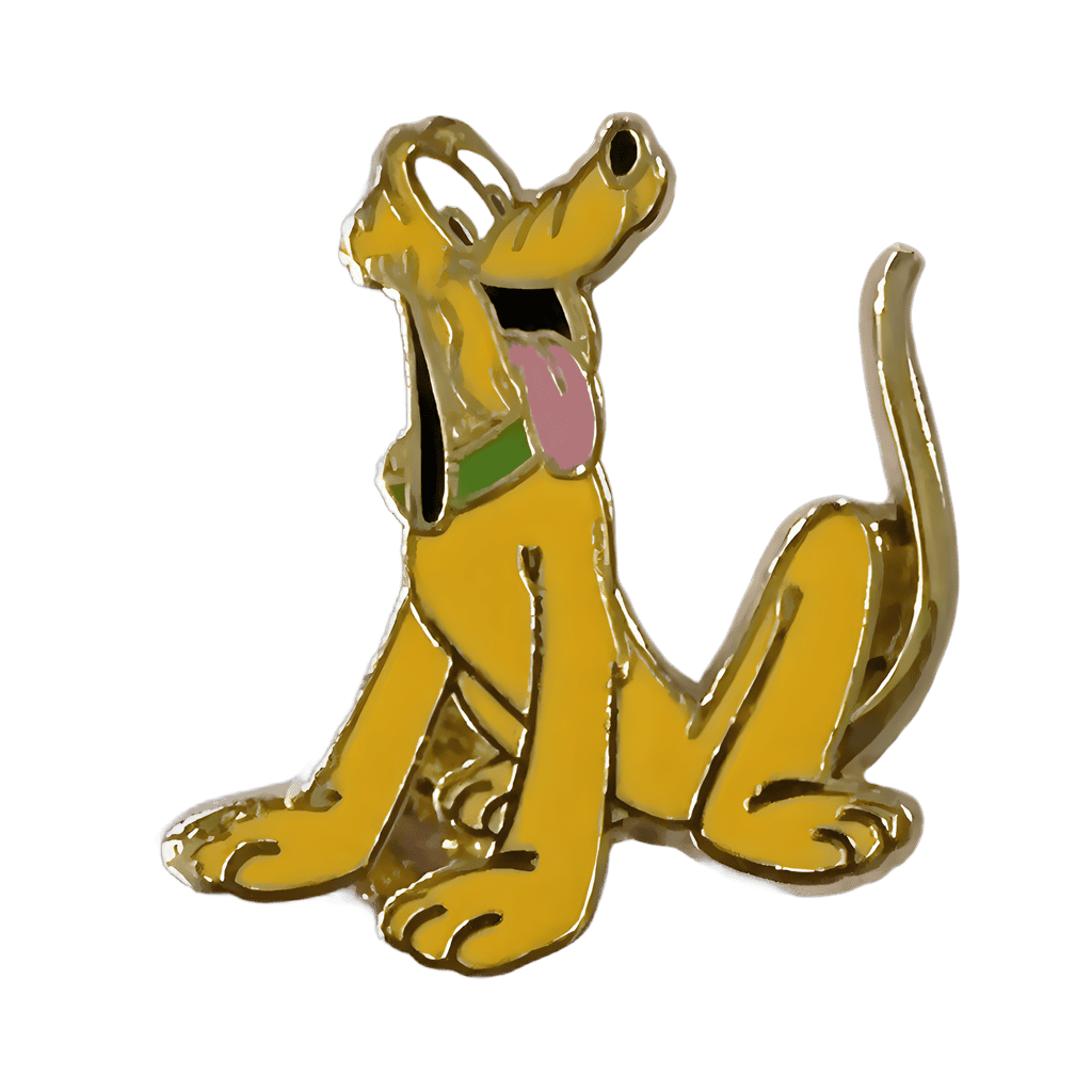 Pluto Sitting Happy Disney pin