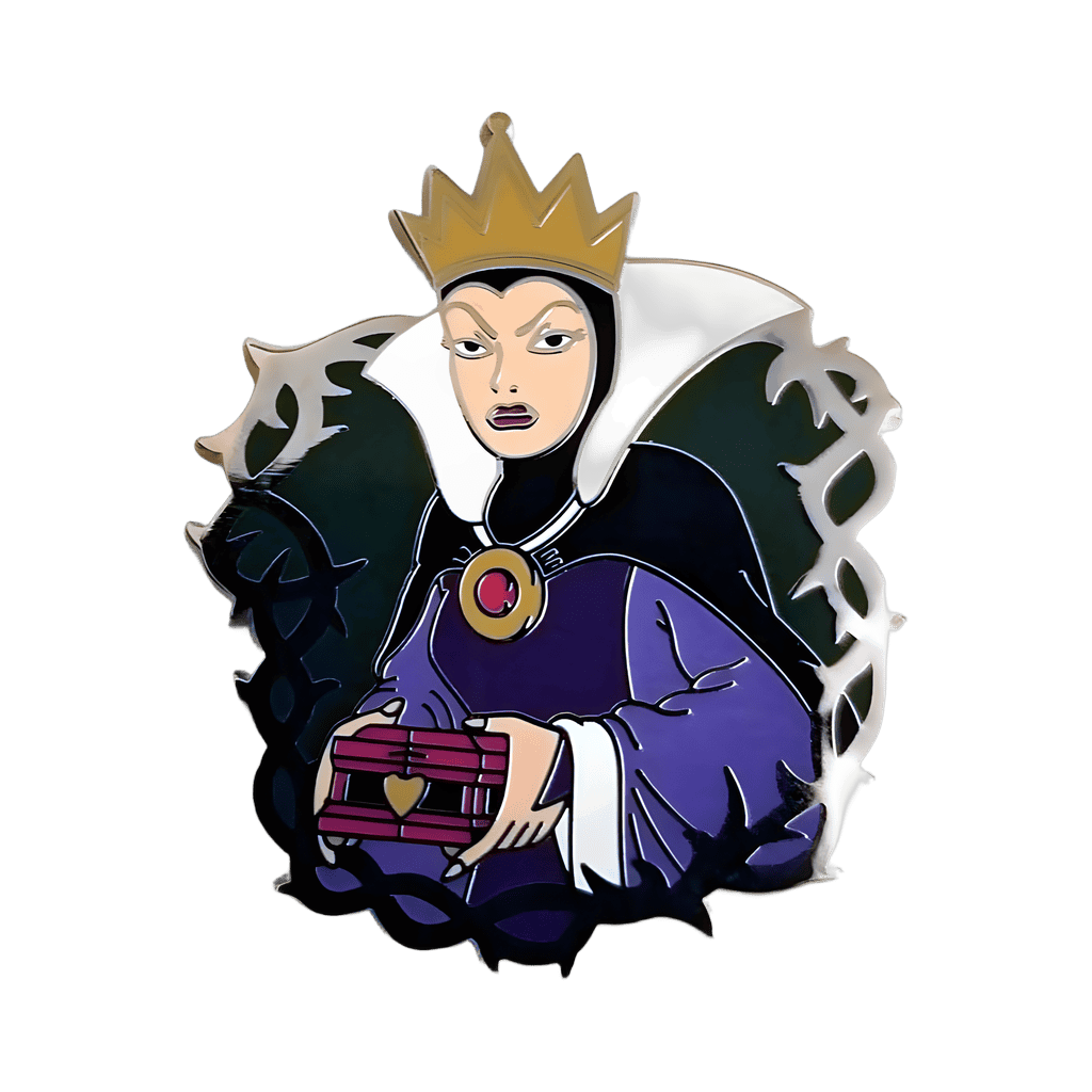 Evil Queen Holding a Box Disney pin