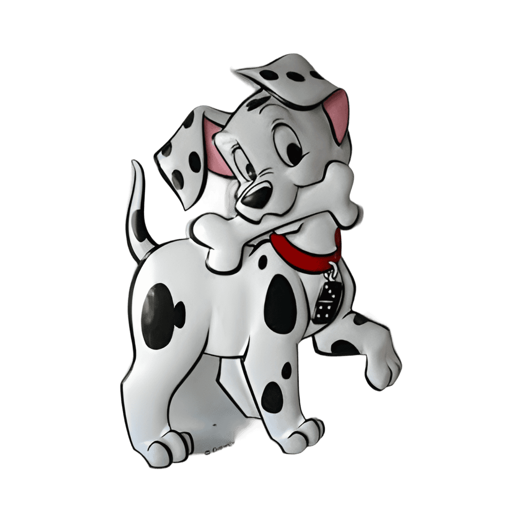 Domino Carrying Bone Disney pin