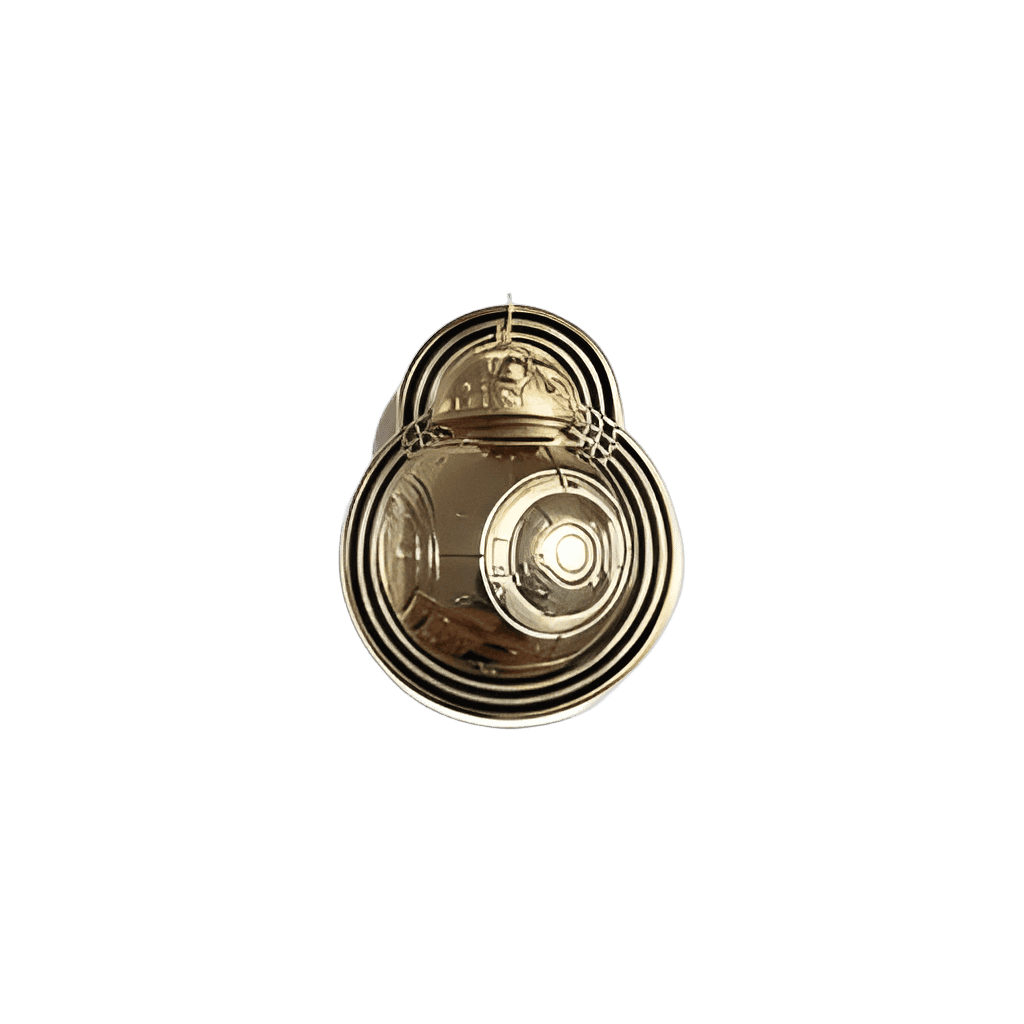 3D BB-8 Gold Disney pin