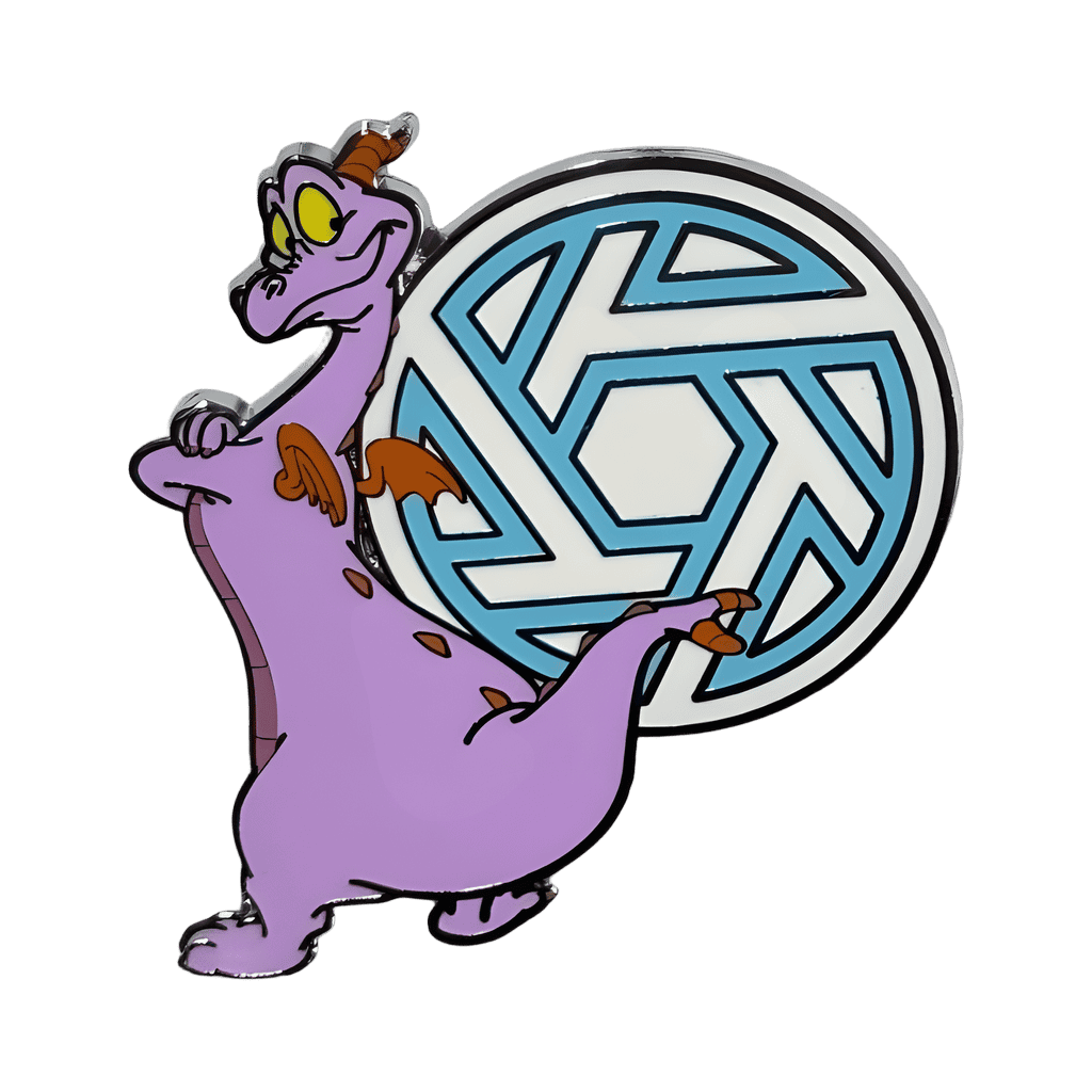 Figment and Modern Epcot Icons Mystery Collection - EPCOT Experience Disney pin
