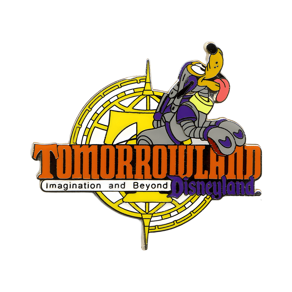 Disneyland Logo w/ Pluto Disney pin
