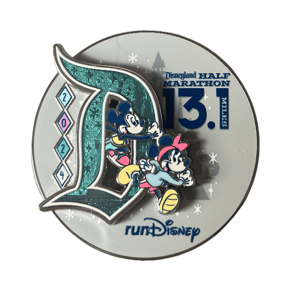 2024 Disneyland half marathon Disney pin