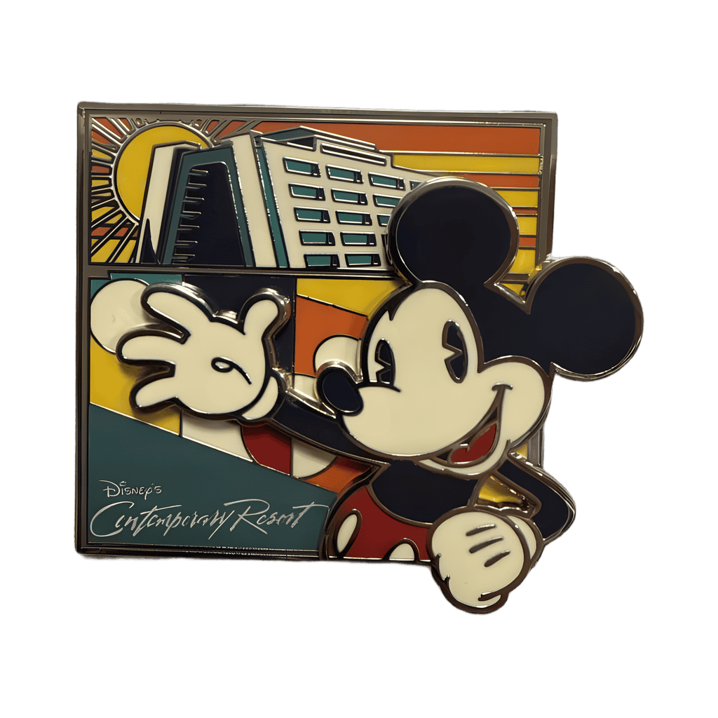 Contemporary Resort Mickey Disney pin
